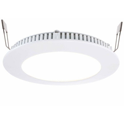 Faretto LED 6W pannello ultra slim lampada incasso luce diffusa foro 11cm 220V Luce Bianco freddo