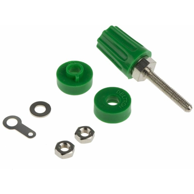 Morsetti di test RS PRO, Femmina, Verde, 16A, 4 mm