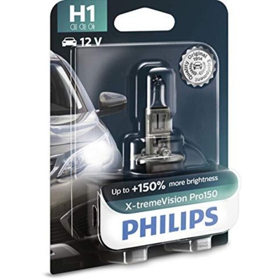 Philips 12258XVPB1 Lampadina alogena X-tremeVision H1 55 W 12 V
