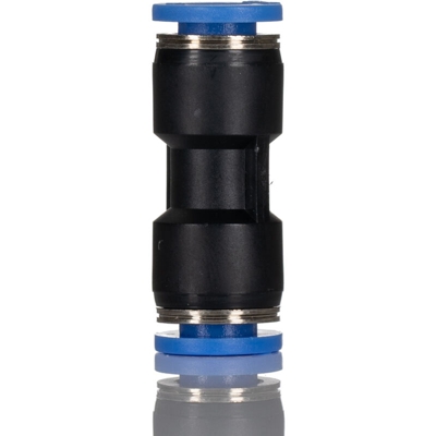 Unione dritta RS PRO, tubo A: A pressione 6 mm, tubo B: A pressione 6 mm, 10 bar max (Confezione da 10)