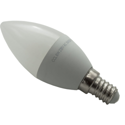 Zeitnet Inc. - Lampadina LED E14 candela 6W luce diffusa 140 gradi lampada resa 40W 470lm 220V Luce Bianco freddo en oferta
