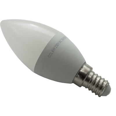 Zeitnet Inc. - Lampadina LED E14 candela 6W luce diffusa 140 gradi lampada resa 40W 470lm 220V Luce Bianco freddo