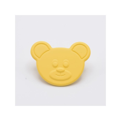 Pomolo Bimbi Yoghi in goffrato fine giallo