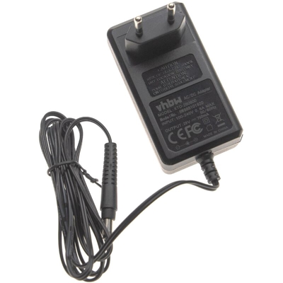 alimentatore caricabatterie compatibile con Rowenta X-Pert Essential 260 RH732, 260 RH733, 260 TY732 aspirapolvere portatile, 145cm - Vhbw