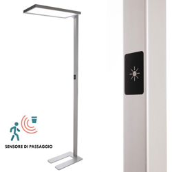 Zeitnet Inc. - Piantana da pavimento lampada moderna ufficio sensore touch LED 80W dimmerabile precio