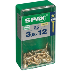 Set Di 25 Viti A Testa Svasata In Acciaio Spax Pozidriv Testa, Diam.3.5 Mm X Mm L.12 precio