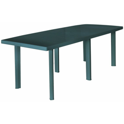 Garden in different patterns and colors Plastic Table modelli : verde 210x96x72cm en oferta