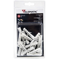Elematic - Tasselli in nylon con viti mm 8 confezione pezzi 10 precio