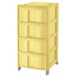 Cassettiera Bambù 4 Cassetti 40X40X 86 Alta características