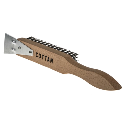 Spazzola di ferro RS PRO, con setole in Acciaio di 29mm