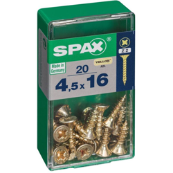 Set Di 20 Viti In Acciaio Testa Piana Pozidriv Spax, Diam.4.5 Mm X Mm L.16 en oferta