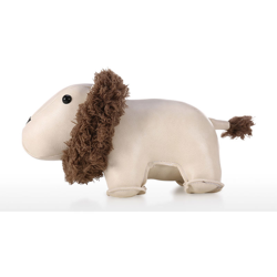 Fermaporta leone in pelle en oferta