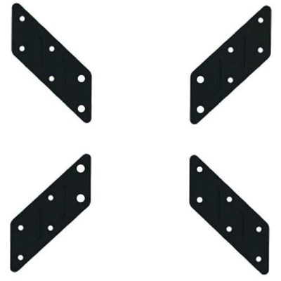 Adattatore Universale per Supporto VESA da 200x200 a 400x400 Nero - Techly