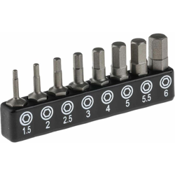 Inserto esagonale 8 pezzi in Acciaio al vanadio-cromo-molibdeno - Rs Pro precio