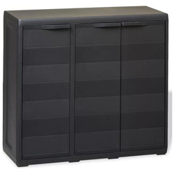 Armadietto Da Giardino A 2 Ripiani Nero en oferta