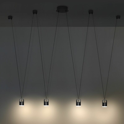 Vivida International - Bag Sospensione in linea a LED 16W, Nera