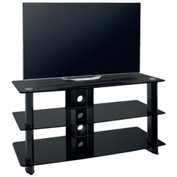 Mobile Porta TV fino a 42'' Nero - Vetro en oferta