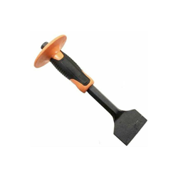 J69 - SCALPELLO MANUALE A PUNTA PIATTA CON PROTEZIONE SALVA MANI 75 X 280 mm precio