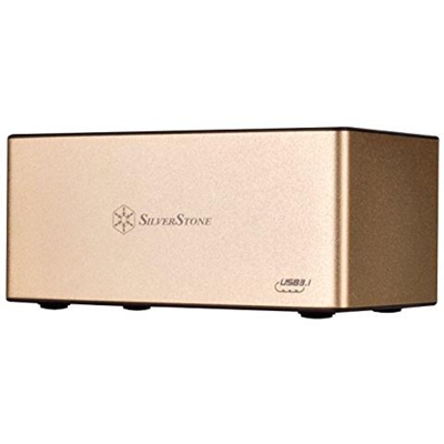 SST-TS11G-C Aluminium Docking Station USB 3.1 - Oro