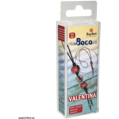 LA BOCA KIT COLLANA VALENTINA LAGUNA ROSSO - Rayher