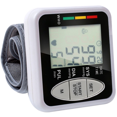 Display digitale a cristalli liquidi a LED con indicatore di stato della pressione sanguigna a tre colori misuratore di pressione sanguigna