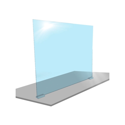 Schermo di protezione approx appapsside trasparente 60x50cm e pannello di metacrilato spesso 5mm senza finestra inferiore