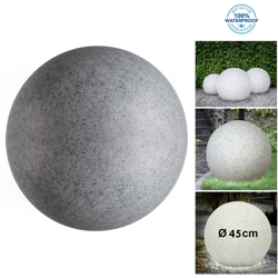 Lampada sfera LED RGB multicolore luce esterno decorazione giardino IP65 45cm Luce 4000K características