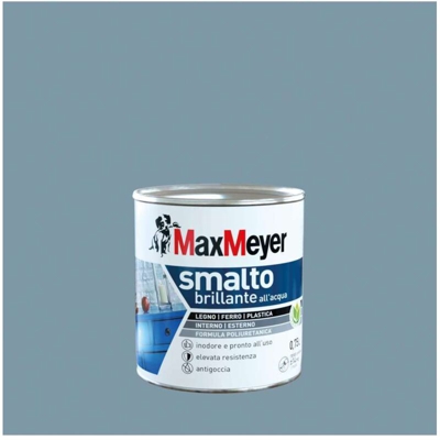 Max Meyer - Smalto Brillante Acqua Confezione da 0,75 Litri