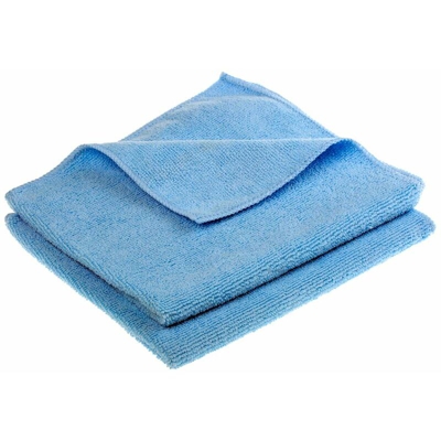 Panni per uso ripetuto in Microfibra RS PRO 400 x 400mm, col. Blu, Pacco da 10 (Confezione da 10)