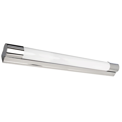 Applique luce led illuminazione specchio bagno 10W IP44 80cm alluminio cromato Luce Bianco naturale