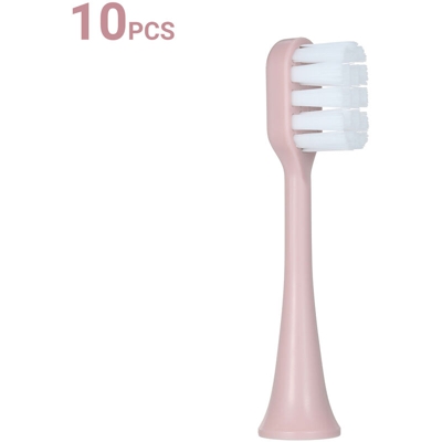 Testina di ricambio per spazzolino elettrico da 10 pezzi, testina rosa
