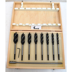 Set Punta Punte Frese Legno Trapano Taglio Taglienti Avvitatore 10 - 25 Mm 8 Pz precio