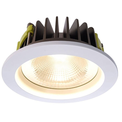Faretto dimmable led 25w incasso foro 170mm 35v spot light 60 gradi driver DALI Luce Bianco naturale Colore Alimentatore dimmerabile en oferta