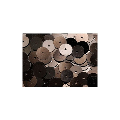 PAILLETTE LISCIO MARRONE SCURO 8MM - 5GR - Knorrprandell