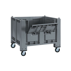 Geosism&nature S.a.s.di Barani Simone&c. - Cargopallet 600 PLUS grigio ATX con portello e 4 ruote, 1200x800xh1000 en oferta