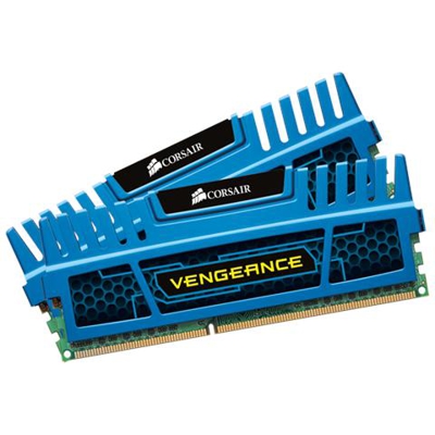 Memoria Dimm Vengeance 16 GB (2 x 8GB) DDR3 1600 MHz CL10 Dissipatore Blu