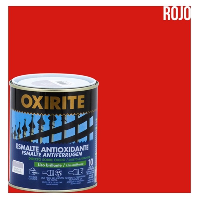 Xylazel - Oxirite liscio lucido 10 anni colori | 750 mL - Rosso - Rosso