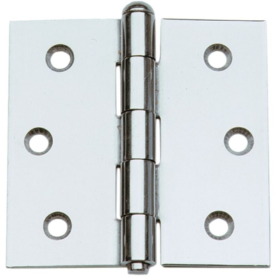 Koncreto - CERNIERA IN ACCIAIO INOX ART.124IN mm. 64 x 64 - pz. 2