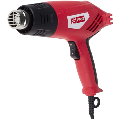 Pistola termica EOT0202, 1.6kW, 240V, 500°C max, Tipo C - EuroPlug - Rs Pro