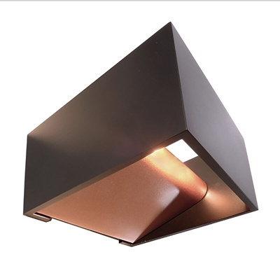 Planetitaly - Applique parete LED 5W lampada quadrata doppia luce verticale 3000K 220V IP20 Colore Bianco