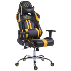 Poltrona Racing Limit XL Similpelle Nero Giallo Senza Poggiapiedi precio