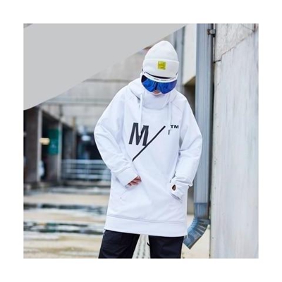 Nuova Felpa Da Uomo Casual Invernale Per Sci Snowboard, Pullover Da Donna A Maniche Lunghe Con Cappuccio Impermeabile - Bianco / Xs [ bianco1 / L]