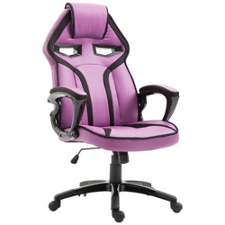 Sedia Gaming Chicane in Similpelle I Poltrona Racing Ufficio Regolabile I Sedia Direzionale Viola en oferta