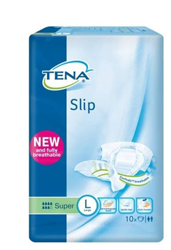 PANNOLONE PER INCONTINENZA A MUTANDINA TENA SLIP SUPER L 10 PEZZI precio