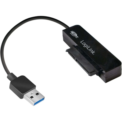 au0012 a USB 3.0 Adattatore/Convertitore a SATA 2,5 pollici nero - Logilink