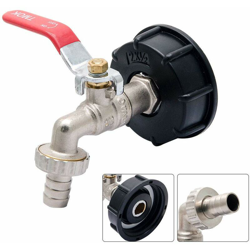 Adattatore per serbatoio IBC S60X6 a parti di raccordo per valvola di ricambio per rubinetto in ottone da 1/2 'per connettori per acqua da giardino precio