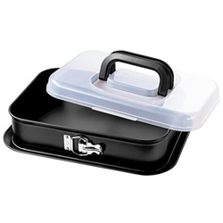 L124164 Teglia rettangolare, 36 x 24 cm, nero - Kaiser precio