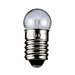 lampadina globulare chiara 2,5 volt 0,50 watt CE E10 trasparente wnt 9321 precio