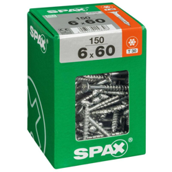 Viti Del Terreno 150 Torx Svasata In Acciaio Testa, Diam.6 Mm X Mm L.60 - Spax en oferta