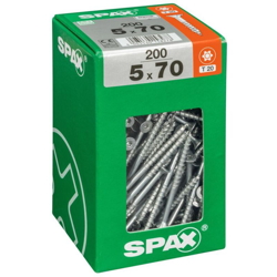 Viti Del Terreno 200 Torx Svasata In Acciaio Testa, Diam.5 Mm X Mm L.70 - Spax precio